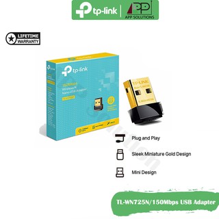 TP-LINK USB Adapter 150Mbps(อุปกรณ์รับสัญญาณ) รุ่นTL-WN725N(ประกันLifetime)