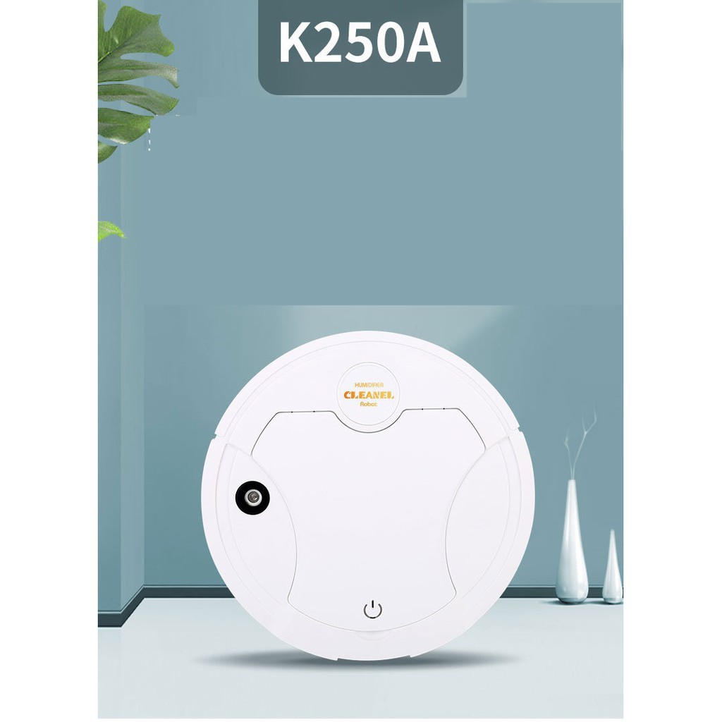 หุ่นยนต์ดูดฝุ่น เครื่องดูดฝุ่น K250 ดำ , K250A ขาว Robotic Vacuum