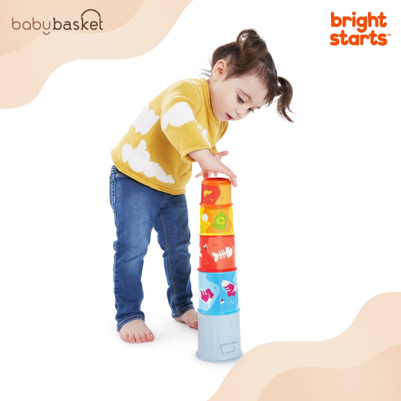 ของเล่นเด็ก-ถังสีเรียงชั้น-bright-starts-oscar-the-grouch-stacking-cans-bright-starts-เรียงซ้อนกันได้-พร้อมตุ๊กตาล้มลุก