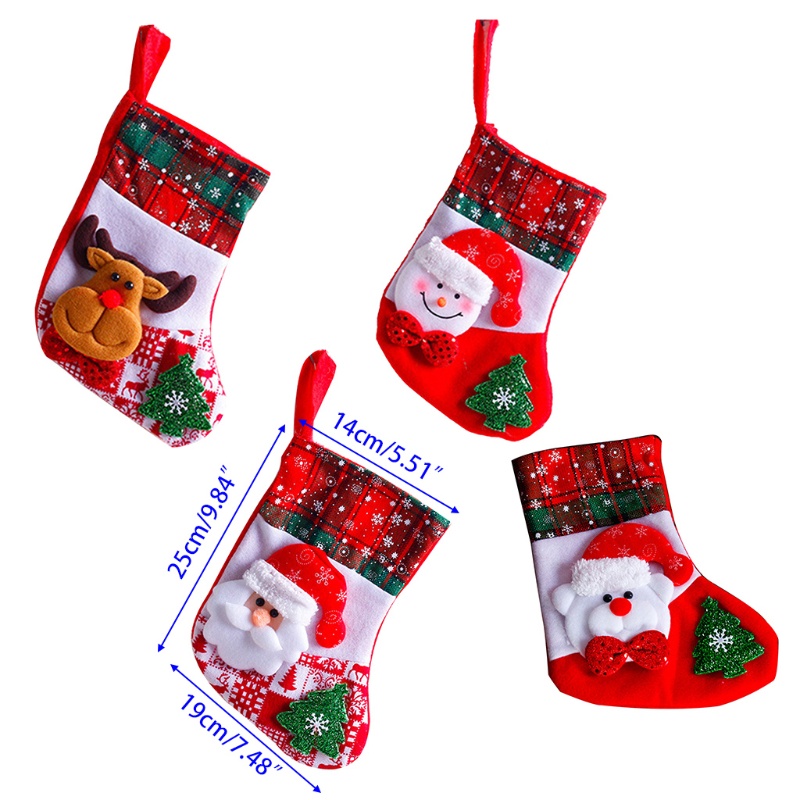 ลดราคาสูง-aodysin-th-ถุงเท้าซานตาคลอสน่ารัก-สําหรับแขวนตกแต่งต้นคริสต์มาส