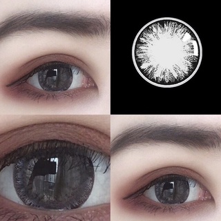 ✨ บิ๊กอายสีดำ  ขนาดตาโต Bigeyes black ☀️กรองแสง uv (บิ๊กอาย คอนแทคเลนส์ Bigeye)