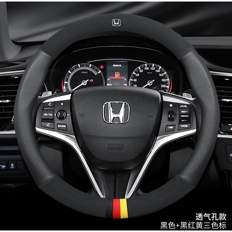 ปลอกหุ้มพวงมาลัยรถยนต์-honda-city-accord-brv-civic-cr-v-hr-v-jazz-odyssey-stream-cr-z-38-ซม