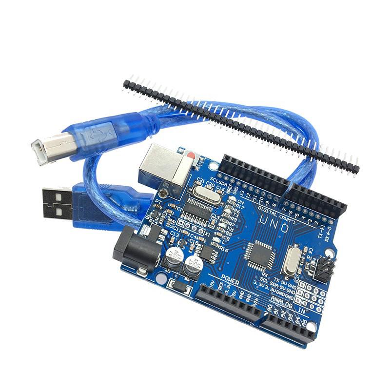 ภาพขนาดย่อของภาพหน้าปกสินค้าชุดUno Uno R 3 ( Ch 340 G ) Mega328P Arduino Uno R3 จากร้าน ffcc.th บน Shopee