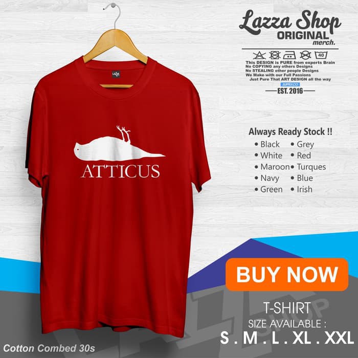 เสื้อยืด-พิมพ์ลาย-distro-atticus-aku