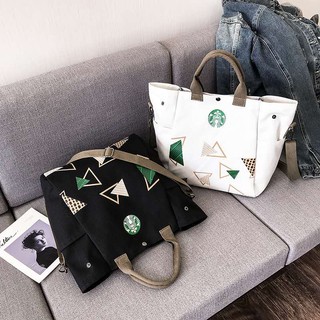 สินค้า กระเป๋าสตาร์บั๊ค กระเป๋าผ้า สะพายไหล่ STARBUCKS👜 NO:XBK2