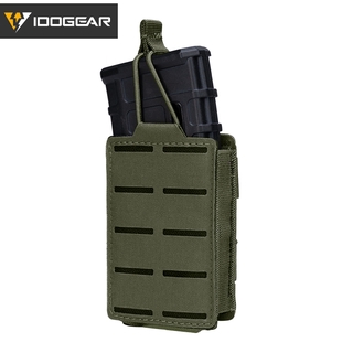 Idogear กระเป๋ายุทธวิธี LSR 556 นิตยสาร Singel Mag Carrier Holder MOLLE Belt Pouch Laser Cut 3566