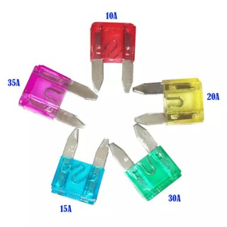 3A 5A 7.5A 10A 15A 20A 25A 30A Mini Micro Bladeฟิวส์อัตโนมัติ