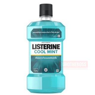 Listerine น้ำยาบ้วนปากลิสเตอรีน 750 มล. สูตร Cool Mint Listerine Mouth Wash 750 ml.