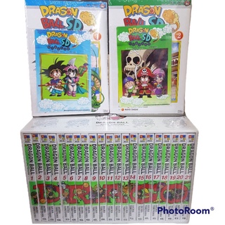 Boxset Dragonball เล่ม1-21 และDragonball SD ล่ม1-2 limitededition แถมการ์ดสะสมเฉพาะพิมพ์แรกเท่านั้น มือหนึ่ง พร้อมส่ง