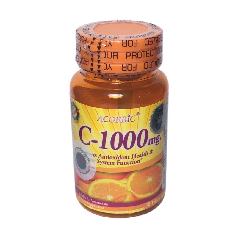 ภาพหน้าปกสินค้าวิตามินซี ACORBIC C-1000 MG 100% จากร้าน perthbeautystore บน Shopee