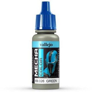 Vallejo MECHA COLOR 69.026 Green สีสูตรน้ำ ไม่มีกลิ่น ใช้งานง่าย ใช้พู่กัน หรือ AirBruhs ได้ทั้งหมดเนื้อสีเนียน.