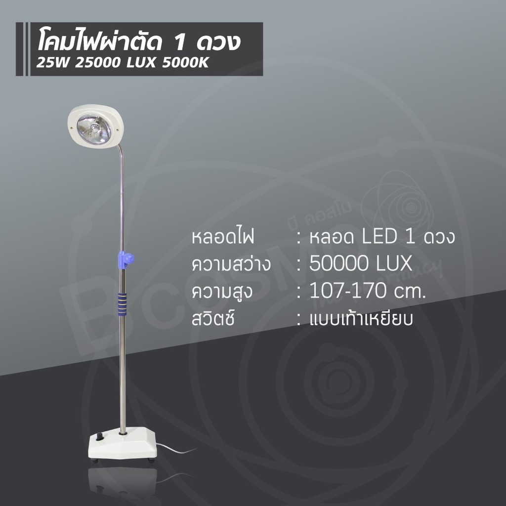 โคมไฟ-โคมไฟผ่าตัด-led-ดวงใหญ่-ขนาด-1-ดวง-25000-lux-สว่าง-ประหยัดไฟ