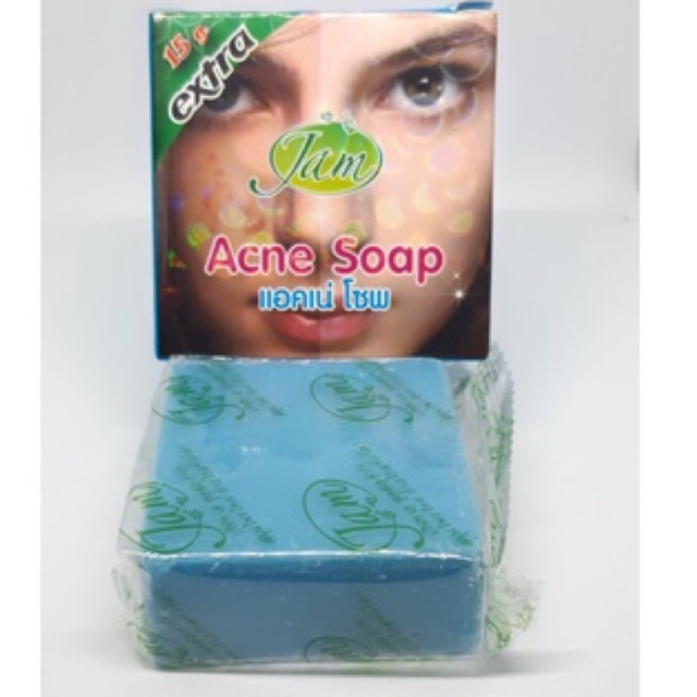 แจม แอคเน่ โชพ Jam Acne Herbal soap 65 g Shopee Thailand