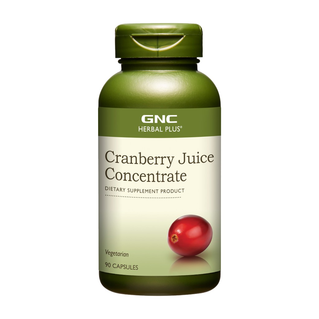 ภาพสินค้าGNC Cranberry Juice Concentrate 500 mg 90 Capsules "แครนเบอรี่จูซ X ช่วยในเรื่องระบบทางเดินปัสสาวะ" จากร้าน gnc_thailand บน Shopee ภาพที่ 1