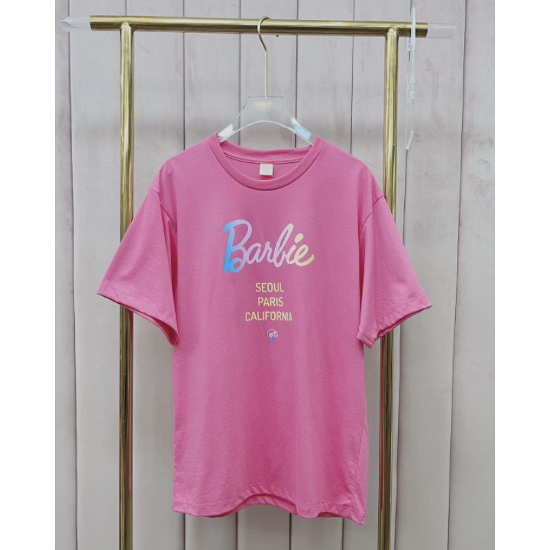 เสื้อยืดแต่สกีนbarbie