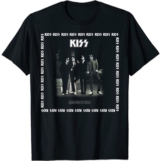 เสื้อยืดโอเวอร์ไซส์Kiss เสื้อยืด ลาย 1975S-3XL