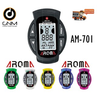Aroma รุ่น AM-701 Clip On Metronome Digital ตัวนับจังหวะ - สีดำ