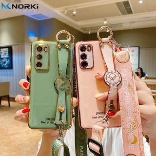 เคสโทรศัพท์มือถือ ซิลิโคนนิ่ม พร้อมสายคล้องมือ สําหรับ Samsung Galaxy A10 A20 A30 A50 A30S A70 A80 A10S A20S A7 2018 A6Plus A8Plus