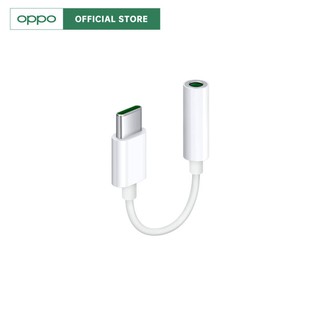 ของแท้ OPPO JACK TO 3.5MM HEADPHONE แจ๊คแปลงหูฟัง OPPO TYPE-C TO 3.5MM ของแท้ OPPO R17pro Findx Reno R17, F19 FIND-X .