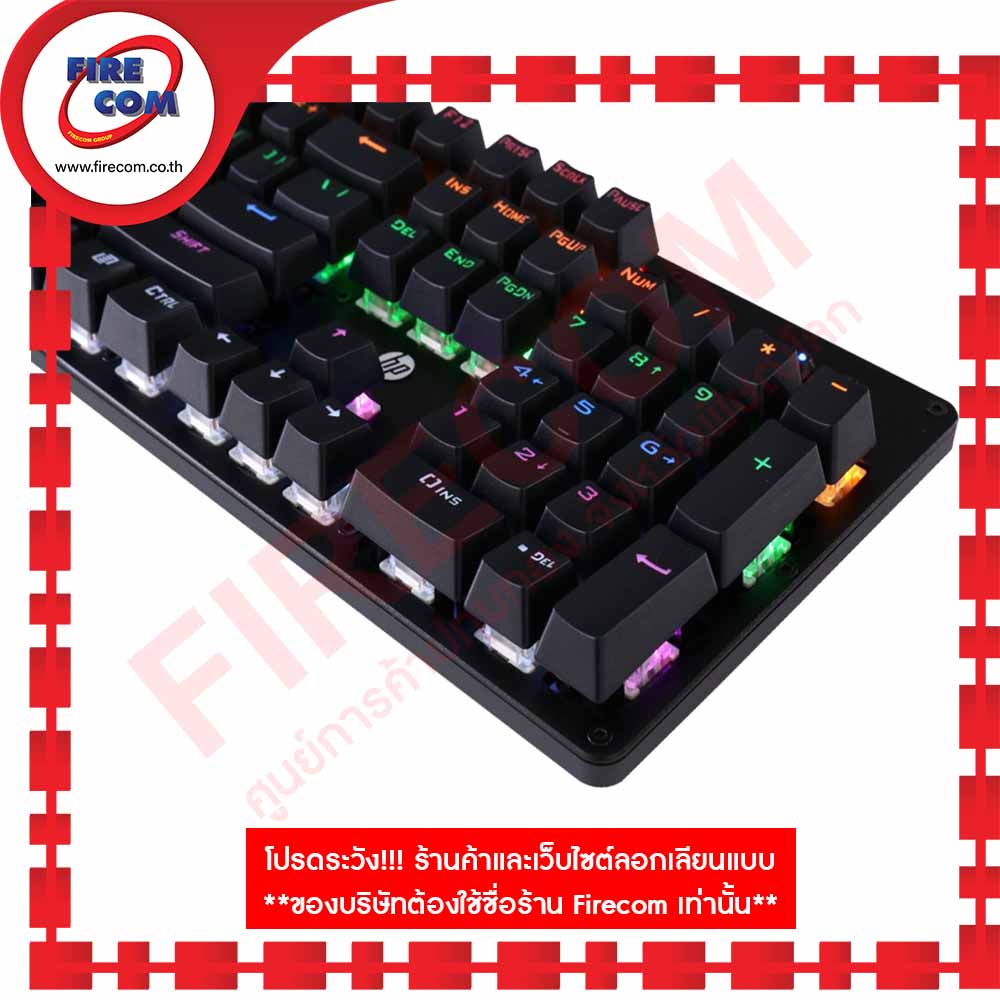 คีย์บอร์ด-keyboard-hp-k100-black-led-lighting-gaming-สามารถออกใบกำกับภาษีได้