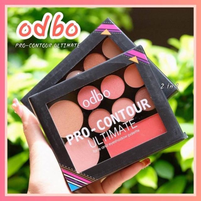แท้ 💯💯💯 ใหม่ล่าซู๊ดดดด 🎉🎉 odbo PRO-CONTOUR ULTIMATE face and eyeshadow ...