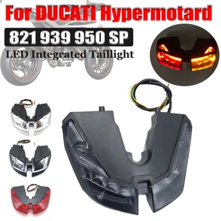 For Ducati Hypermotard 821 939 950 SP Motorcycle Accessories LED Rear Tail Light Brake Lamp Turn Signals Light Taillight