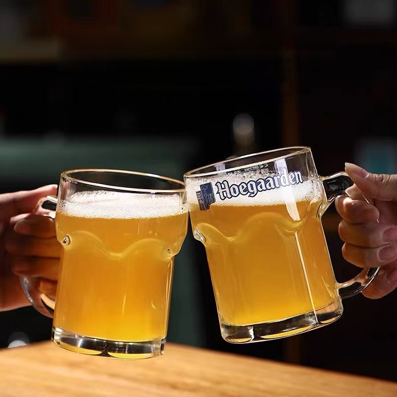 b-amp-j-home-ประกันศูนย์ไทย-แก้ว-hoegaarden-มีหูจับได้-แก้วเบียร์-ขนาดใหญ่500ml-ความจุใหญ่และหนาพิเศษ