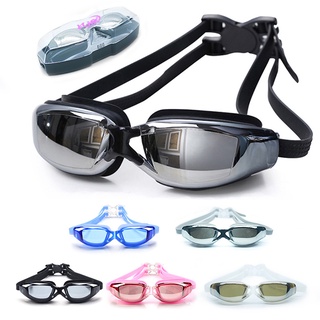 clothes แว่นตาว่ายน้ำป้องกันหมอก UV สำหรับผู้ใหญ่ รุ่น H005