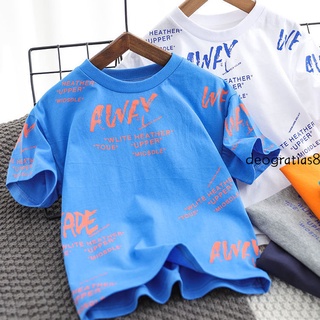 เสื้อยืดแขนสั้น สไตล์ตะวันตก แฟชั่นฤดูร้อน สําหรับเด็กผู้ชาย 2022