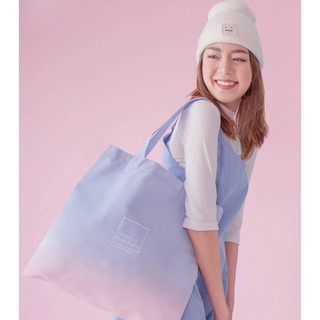 Pantone Square Tote Serenity &amp; Rose Quartz  by Casual Theory