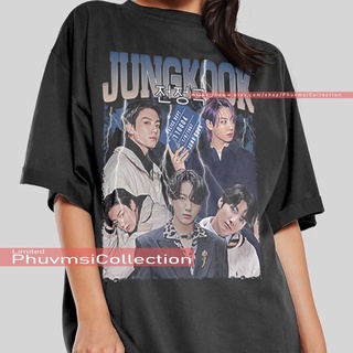 เสื้อยืดวินเทจเสื้อยืด พิมพ์ลาย Jungkook Jeon Jungkook สไตล์วินเทจ ย้อนยุค ของขวัญ สําหรับ Army jimin jin suga j-hope Kp