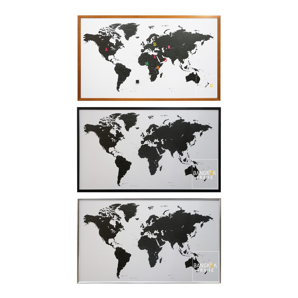 bangkokframe-กรอบรูปภาพแผนที่-กรอบแผนที่โลก-แผนที่โลกใส่กรอบ-กรอบรูปแผนที่โลก-แผนที่ใส่กรอบ-world-map-ตกแต่งผนังสวยๆ