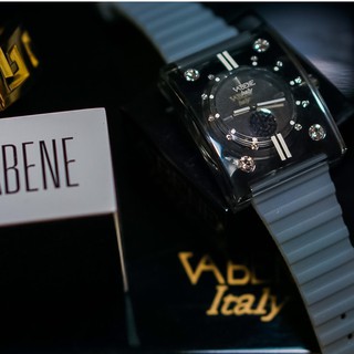 Vabene แท้ นาฬิกา หน้าปัด44มม. สายซิลิโคน ควอซ์ 1สี รุ่นADESSINO นาฬิกาข้อมือ นาฬิกาแฟชั่น นาฬิกาผู้หญิง อิตาลี มีประกัน