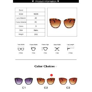 ภาพขนาดย่อของภาพหน้าปกสินค้าแว่นตากันแดดแฟชั่นสไตล์วินเทจสำหรับผู้หญิง จากร้าน teamor520.th บน Shopee ภาพที่ 1