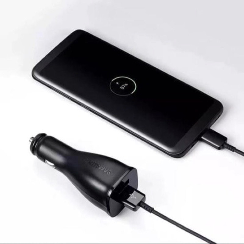 ชุดชาร์จในรถ-มือถือ-ซังซุง-sam-sung-dual-fast-charge-car-charger-25w-typec-to-typec