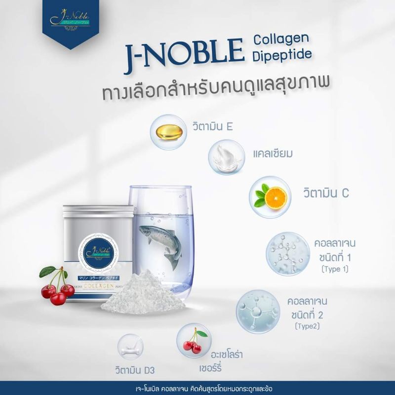 ภาพหน้าปกสินค้า️Lot ใหม่แน่นอน ราคาโปร ️ J-Noble JNoble​ Collagen DiPeptide เจ-โนเบิ้ล คอลลาเจน ไดเปปไทด์​ type​ 1 และ​ 2​ จากญี่ปุ่น​ จากร้าน madewithlove6365 บน Shopee