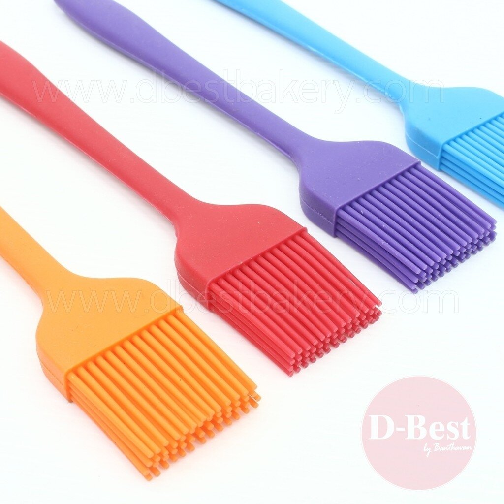 แปรงซิลิโคน-สำหรับ-ทาเนย-สุ่มสี-1-ชุด-2-ชิ้น-silicone-pastry-brush-for-cake-bread-bbq-heat-resistant