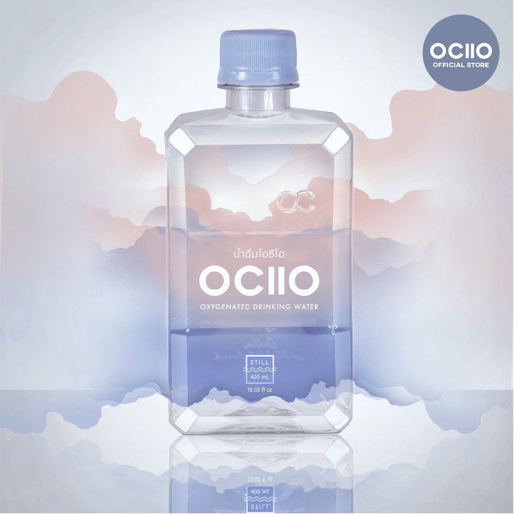 ภาพสินค้าโอซีโอ Ociio น้ำดื่มออกซิเจน รุ่น Lite 400 ml (แพ็ค12 ขวด) จากร้าน ociiowater บน Shopee ภาพที่ 1