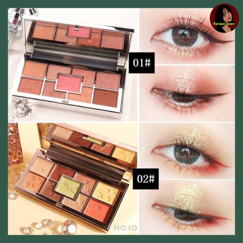 hojo-star-diamond-eye-shadow-พาเลทอายแชโดว์-9-สี-เนื้อแมทและกลิตเตอร์-8052