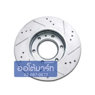 RUNSTOP จานเบรกเซาะร่องหน้า FORD RANGER WILDTRAK T6 2WD 12 ซ้าย=ขวา RDFD-010 จำนวน 1 คู่