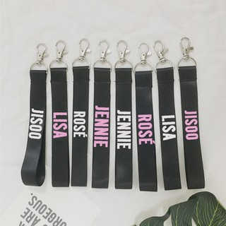 bestprice1920 แหวนกุญแจพวงกุญแจ KPOP BLACKPINK Lanyard Keychain