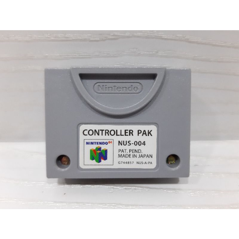 N64 Nintendo Controller Pak Memory Mem เมม เซฟ Shopee Thailand