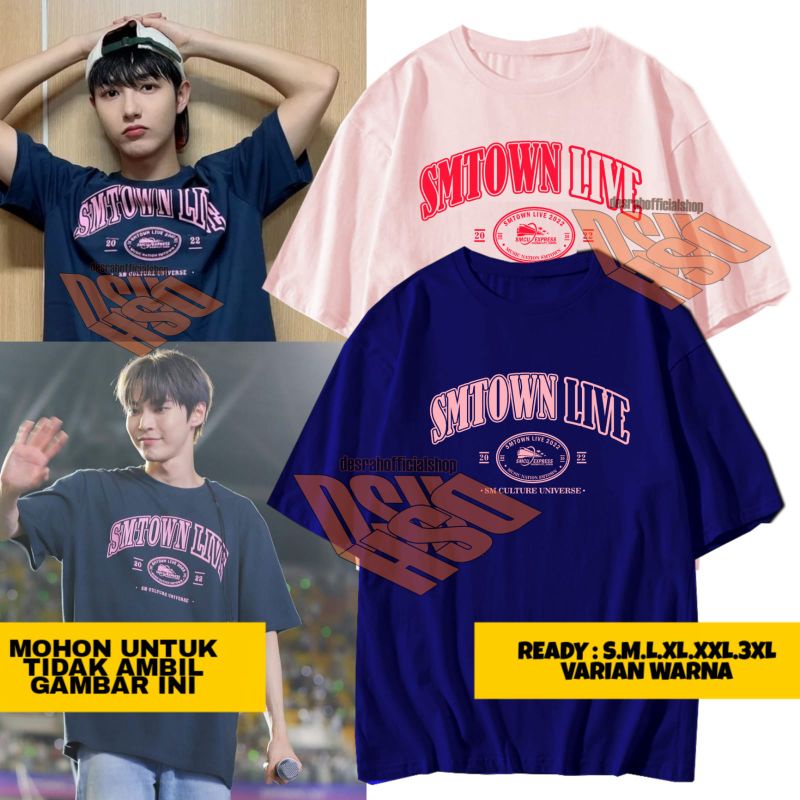 เสื้อยืด-ลาย-smtown-live-2022-สไตล์เกาหลี