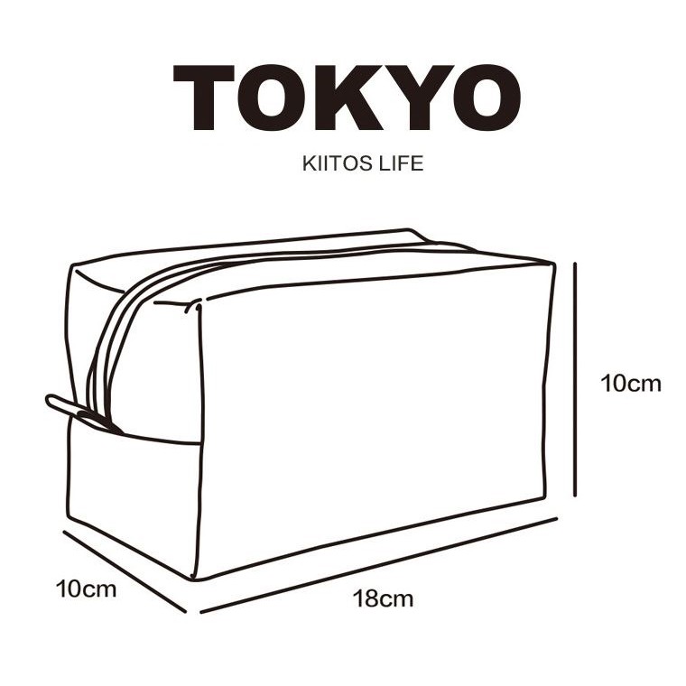 kiitos-life-กระเป๋า-ครื่องสำอางค์-อเนกประสงค์-ผ้านุ่มลายน่ารัก