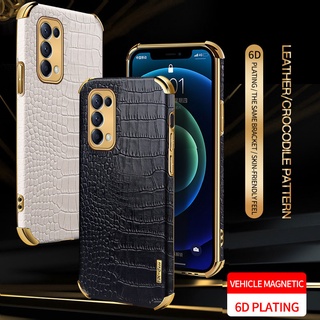 เคสโทรศัพท์หนังจระเข้ กันกระแทก สําหรับ OPPO A15 A15S A16 A55 A16K A94 A92 A96 A76 A54 A75 5G A33 A53 A72 A52 A32