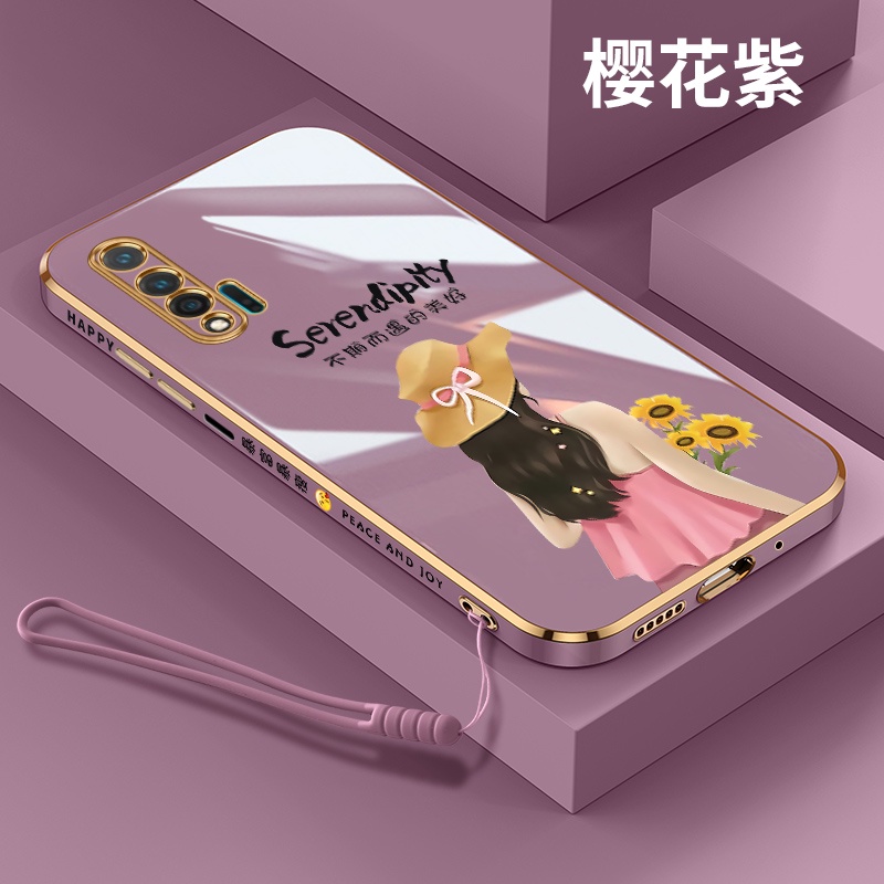 เคสโทรศัพท์มือถือ-ขอบตรง-กันลื่น-กันเปื้อน-พร้อมสายคล้อง-สําหรับ-huawei-nova-6-nova-6se-nova-7-nova-7-se-nova-7-pro