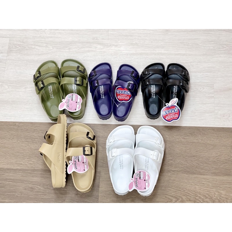 red-apple-bg2562-2-สาย-รองเท้าแตะแบบสวมชาย-หญิง-1ในไทย-size-36-45-unisex-vintage-sandals-เรดแอปเปิ้ลแท้-2562