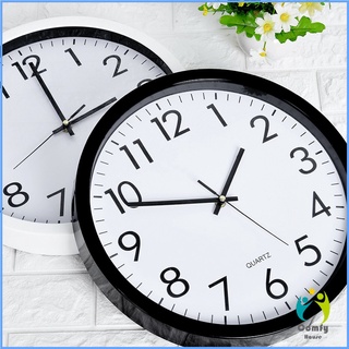 Comfy นาฬิกาแขวนผนัง -นาฬิกาแขวน นาฬิกาแขวนผนัง นาฬิกทรงกลม นาฬิกาลายต้นไม้ นาฬิกาแขวนผนังสีดำ Wall Clock