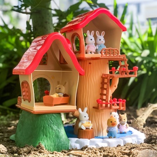 ภาพหน้าปกสินค้า2021 ใหม่สไตล์สาว Forest Cabin ของเล่น 1/12 บ้านตุ๊กตาอะนิเมะชุดครอบครัวกระต่ายจำลองเล่นของเล่นเด็กคริสต์มาสGifts ที่เกี่ยวข้อง