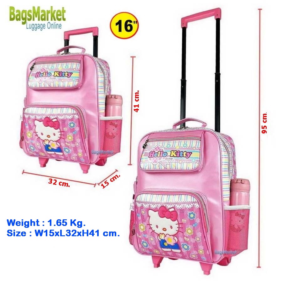 ใส่โค้ดลดเพิ่ม-8586bmktr-8586shop-new-arrival-hello-kitty-8586shop-กระเป๋านักเรียน-กระเป๋าเด็ก-เป้ล้อลาก-ลายคิตตี้น่ารัก-พร้อมส่งลิขสิทธิ์แท้